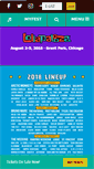 Mobile Screenshot of lollapalooza.com