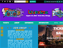 Tablet Screenshot of lollapalooza.com